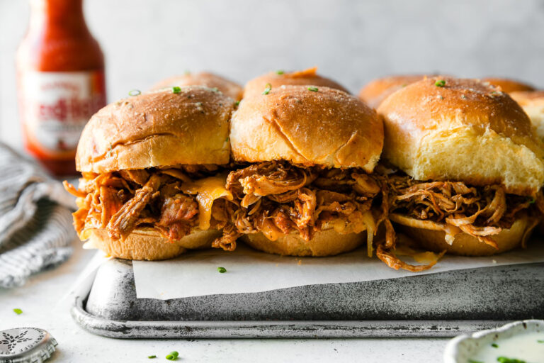 Quick and Easy BBQ Chicken Sliders