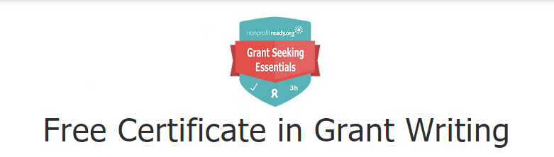 Earn a Free Grant Writing Certificate